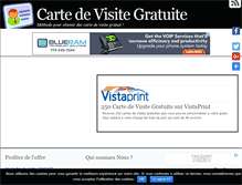 Tablet Screenshot of carte-de-visite-gratuite.net